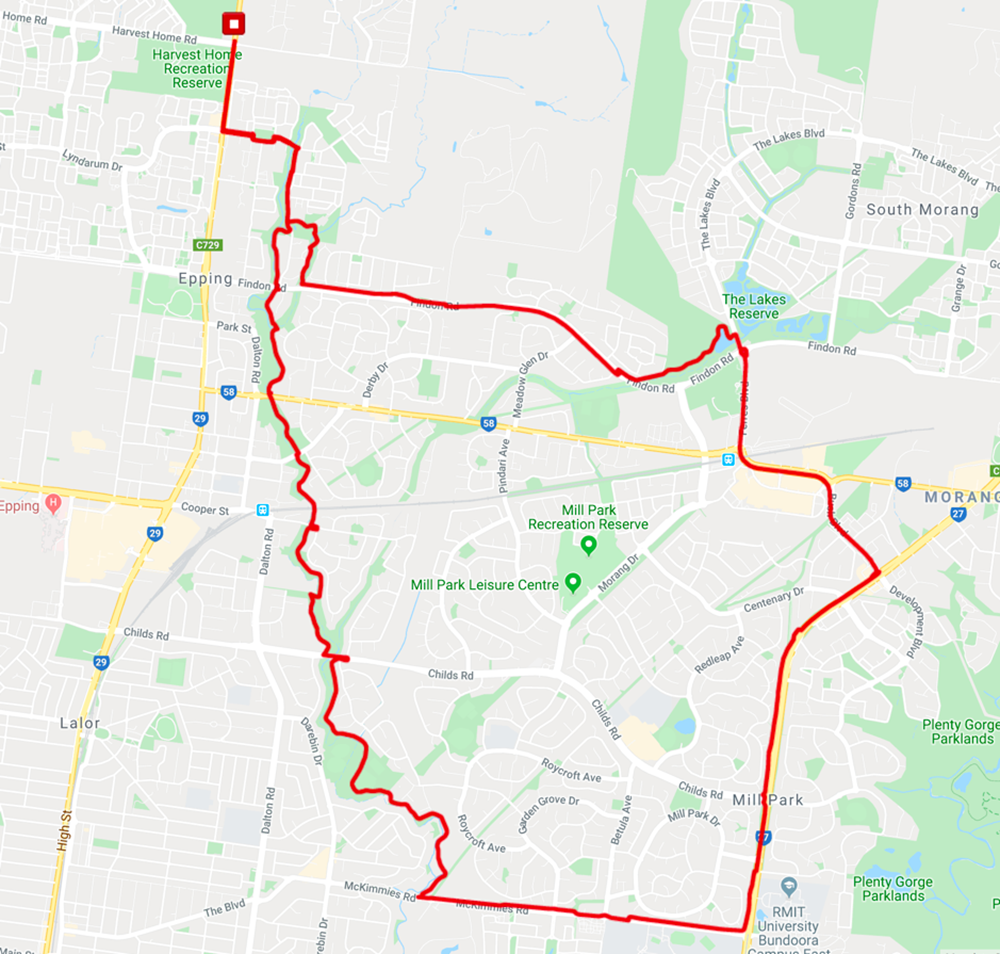 Northern Suburbs Group Ride: Epping and surrounds