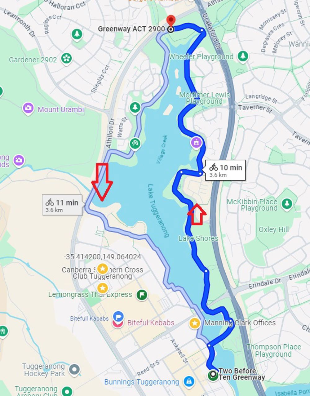Coffee ride around Lake Tuggeranong - Canberra ACT - All abilities