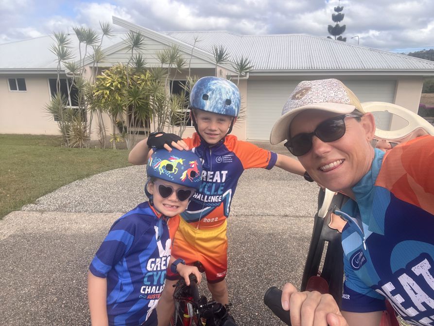 Afternoon bike ride for opa/papa