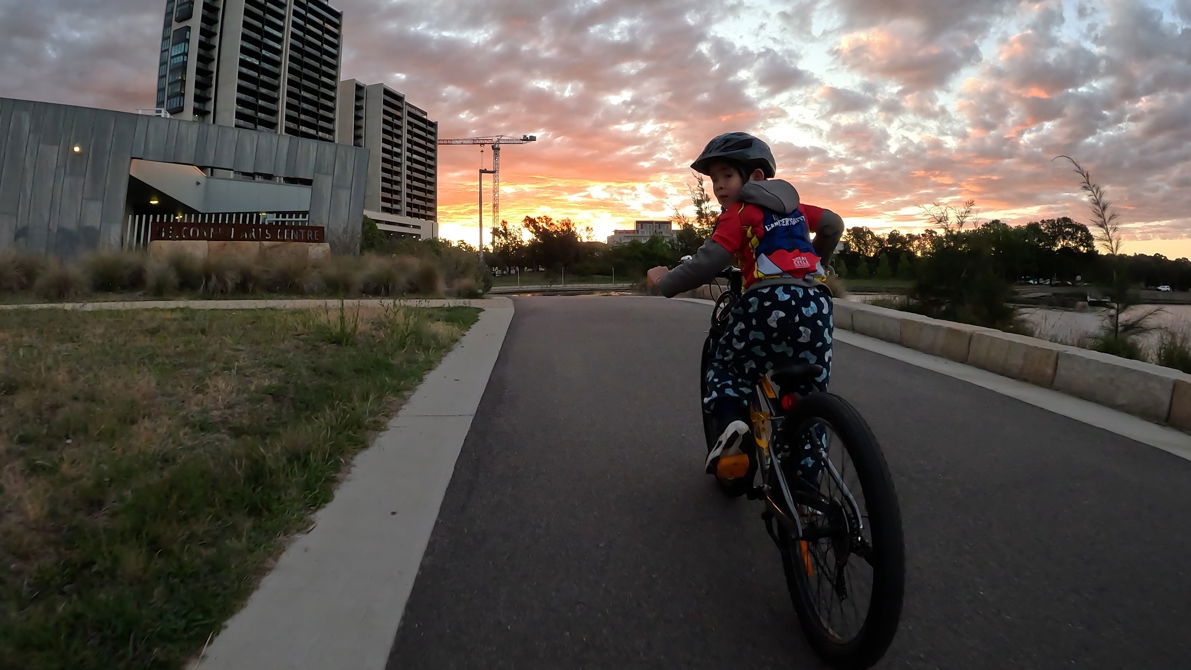 Checking out the new Lake G paths