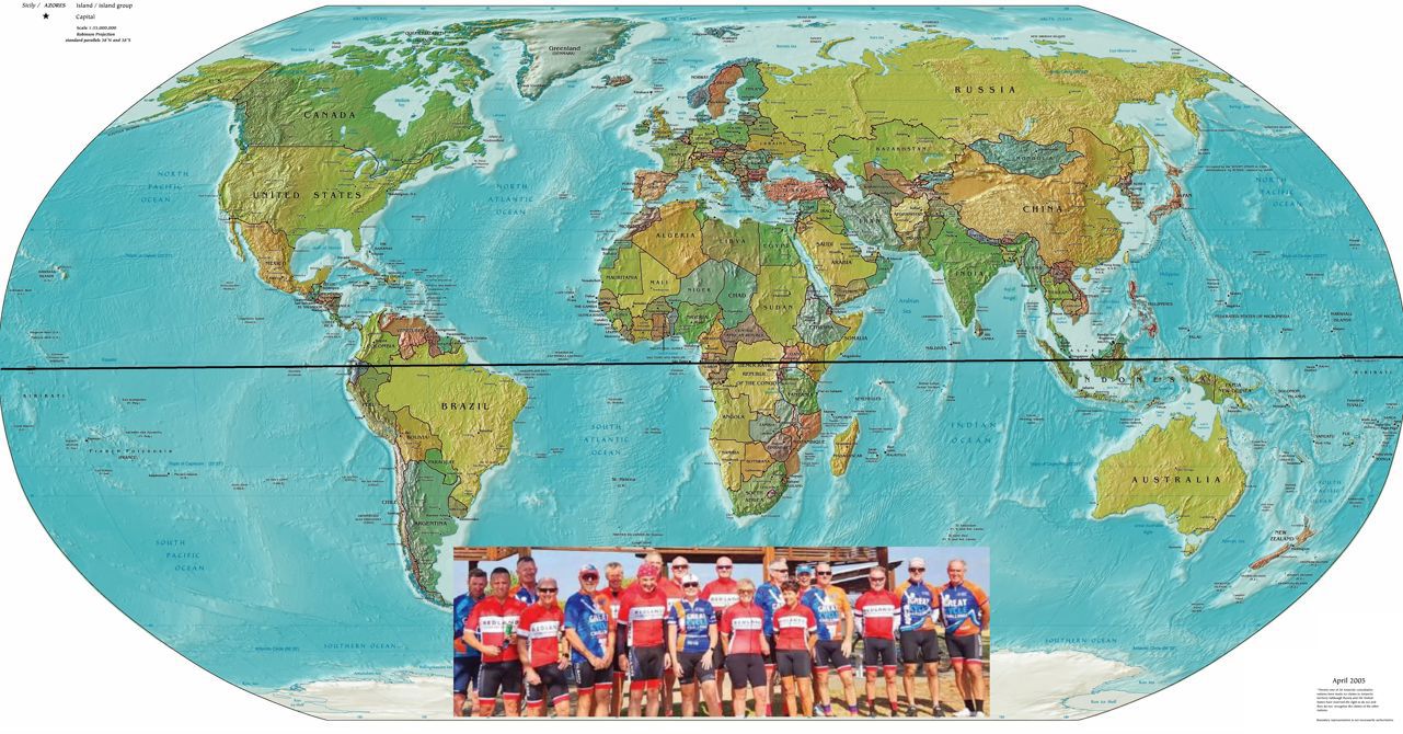 AROUND THE WORLD in 31 Days  (40,075km)