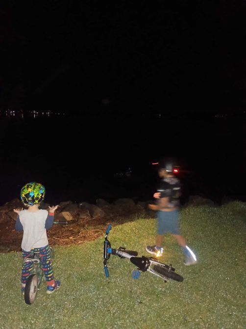 Day 1 was a night ride