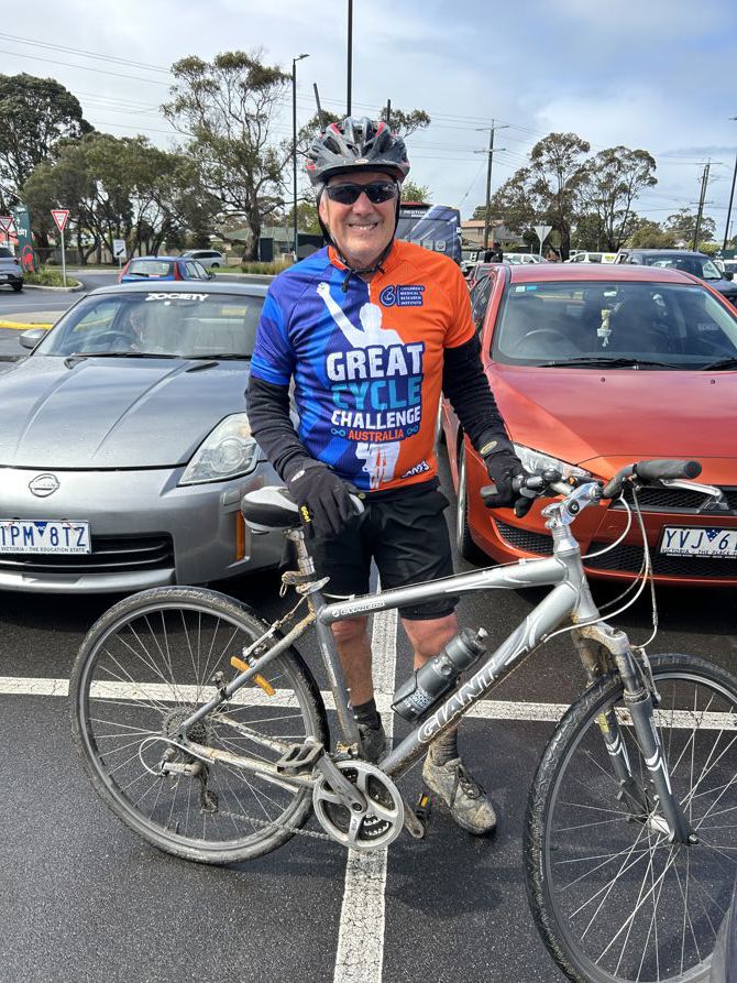Wet ride to Wonthaggi