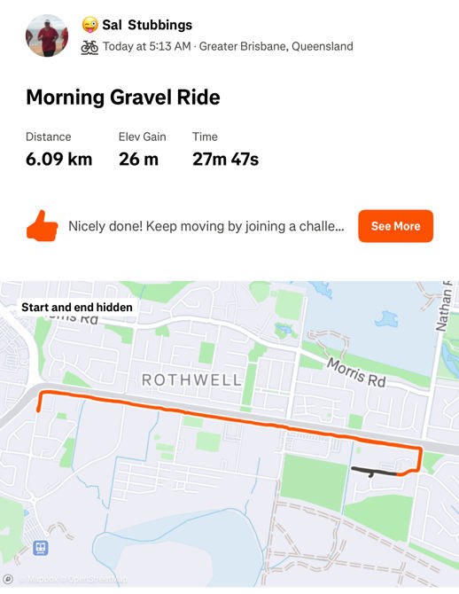 First ride!