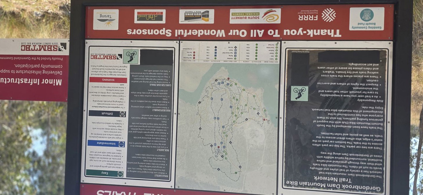 Team ride @ Gordonbrook Dam MTB Trails