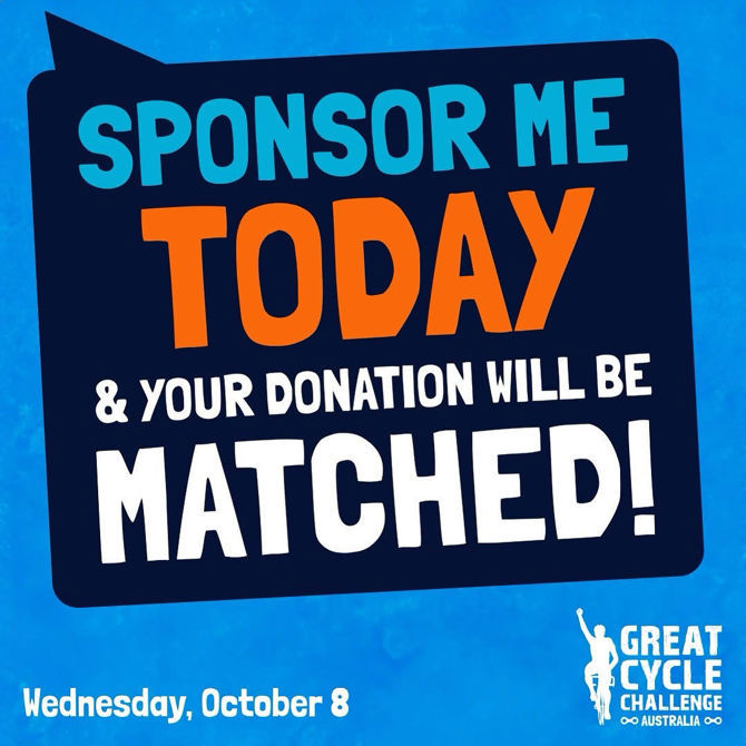 🚴‍♂️ DOUBLE DONATION DAY IS HERE! 🚴‍♂️