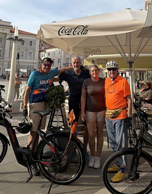 Oct 2 day 1 Our new friends from Hamburg.