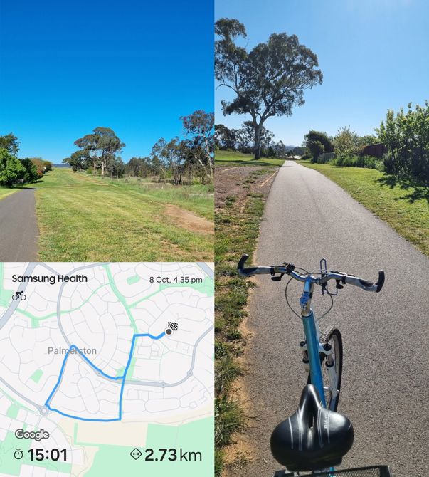 First tentative steps (oops! Pedals)