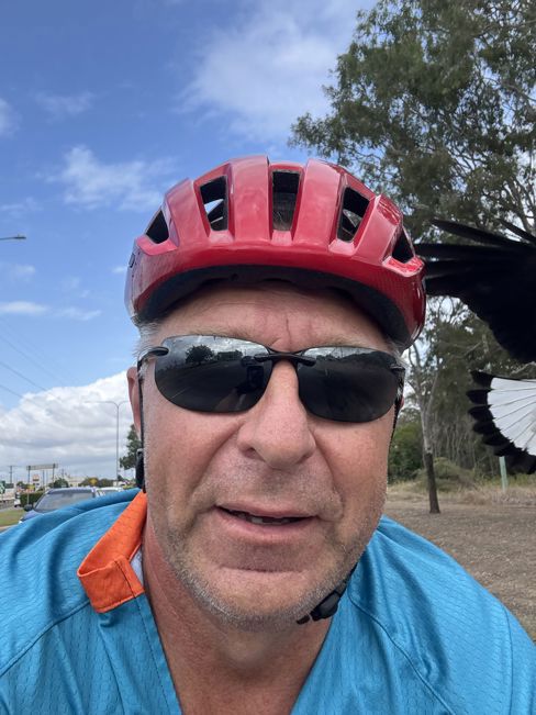 Riding with Australian wildlife