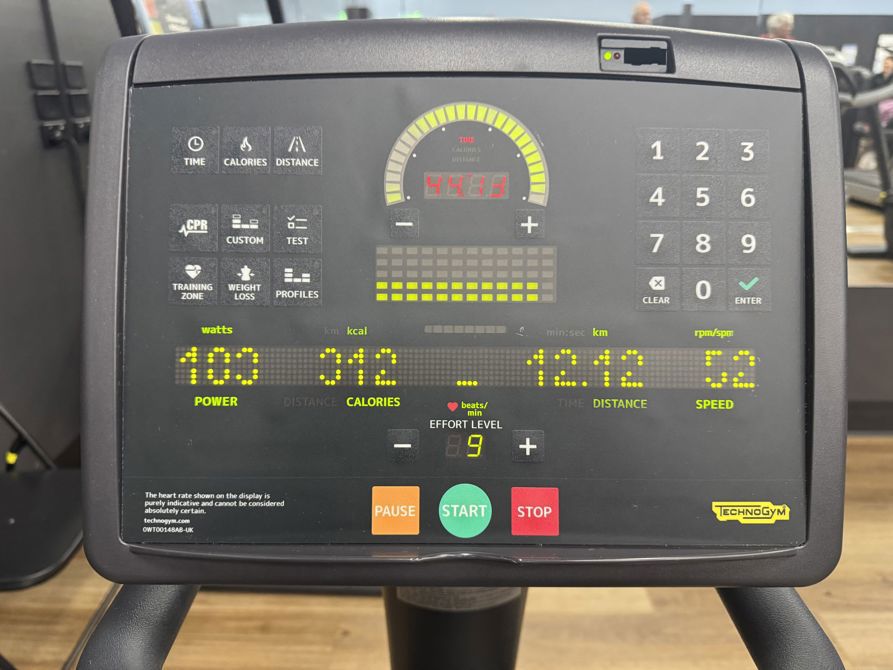 Gym Monday after 70k Saturday